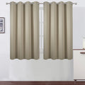 LEMOMO Beige Thermal Blackout Curtains/52 x 54 Inch/Set of 2 Panels Room by Lemomo