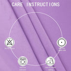 LEMOMO Blackout Curtains 52 x 120 Inch Long Lavender Curtains Set of 2 Panels - Image 4
