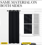 NICETOWN Halloween Patio Blackout Curtain Shades, 2 Panels, 55 inches x 108 - Image 6