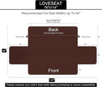 U-NICE HOME Loveseat Sofa Cover Reversible Couch Cover - Image 6