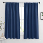 RYB HOME Blackout Curtains for Bedroom Living Room 63 inches Long, Thermal by RYBHOME