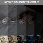 Joydeco Blackout Curtains 72 Inch Length 2 Panels Set, Thermal Insulated Long - Image 2