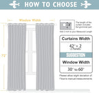 ChrisDowa 100% Blackout Curtains 72 inch Long - Image 6