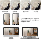 Chyhomenyc Cream Sheer Curtains 78 Inches Long 2 Panels Set - Image 8