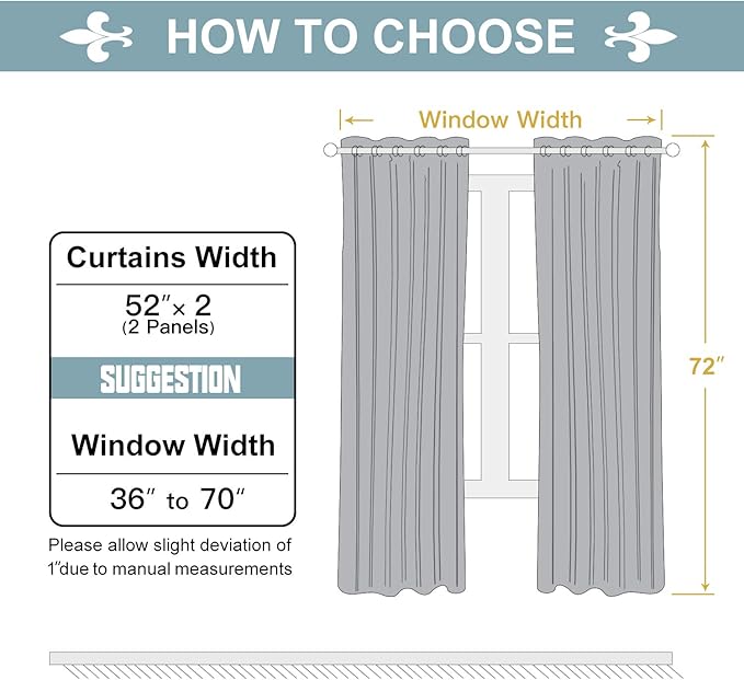 ChrisDowa 100% Blackout Curtains - Image 7