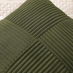 MIULEE Olive Green Decorative Throw Pillow Covers 20x20 Inch - Image 5