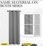 NICETOWN Thermal Insulated Grommet Blackout Curtains, 2 Panels, W42 x L78 -Inch - Image 6
