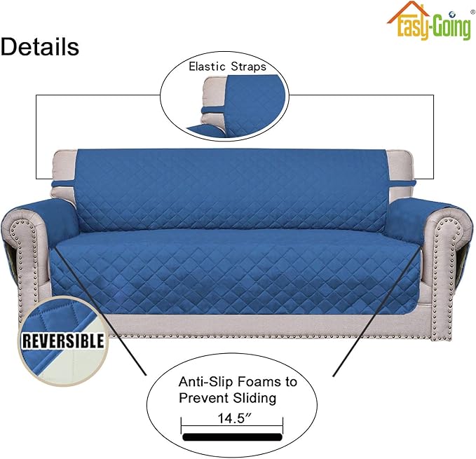 Easy-Going Reversible Oversized Couch Cover - Image 3