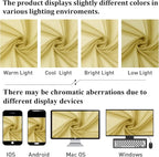 Lecloud Yellow Sheer Curtains 63 Inch Length 2 Panels, Light Filtering Voile - Image 6