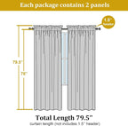 OWENIE Sheer Hot Pink Curtains for Bedroom Living Room 78 Inches Long 2 Panels - Image 2