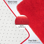 Amearea Shag Fluffy Runner Rug for Bedroom Girls Living Room, 2x6 Feet Extra - Image 5