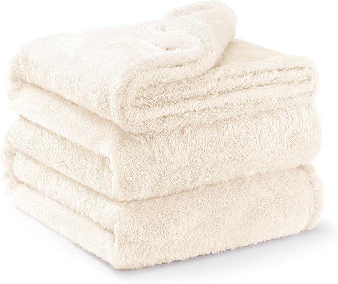 Exclusivo Mezcla Plush Fuzzy Fleece Bed Blanket King Size, Super Soft, Fluffy - Image 4