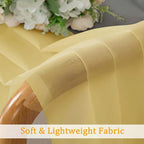 Gwine Sheer Curtains for Bedroom 54 inches Long - Image 7