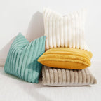 decorUhome Summer Cozy Faux Fur Throw Pillow Covers 16x16 Set of 2 Decorative - Image 5