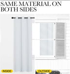 NICETOWN Room Darkening Curtain Panels, 2 Panels, 55 inches W x 102 inches - Image 6