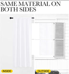 NICETOWN White Bedroom Curtain Panels - Image 6