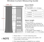 MYSKY HOME Linen Curtains for Living Room 96 Inches Long, Semi Sheer Curtains & - Image 3