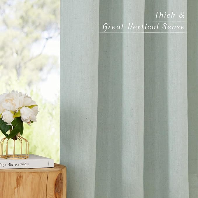NICETOWN Linen 36 inch Curtains - Image 7