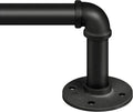 Zeerobee Curtain Rods for Windows 120 to 240, 1 Inch Industrial Wrap Around by zeerobee