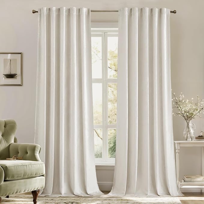 MIULEE Velvet Curtains 96 inches by MIULEE