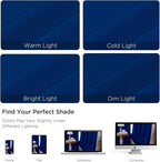 CUCRAF Royal Blue Blackout Curtains 108 inch Length 2 Panels Set, Rod Pocket - Image 4