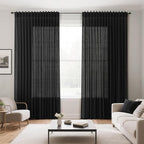 Nanspring Extra Long 108 Inch Curtains Linen - Image 7