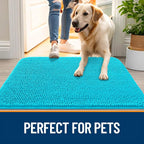 OLANLY Dog Door Mat for Muddy Paws 47x24, Absorbs Moisture and Dirt, Absorbent - Image 6