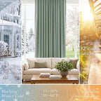Pony Dance Short Gray Blackout Curtains - Image 4