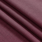 Nanspring Burgundy Linen 144 Inch Curtains - Image 9