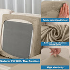 Couch Cover Stretch Velvet Sofa Cushion Cover 1-Piece - Image 4