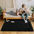 Chicrug Soft Area Rugs for Bedroom Living Room Plush Fluffy Rug 3x5 Feet - Image 2