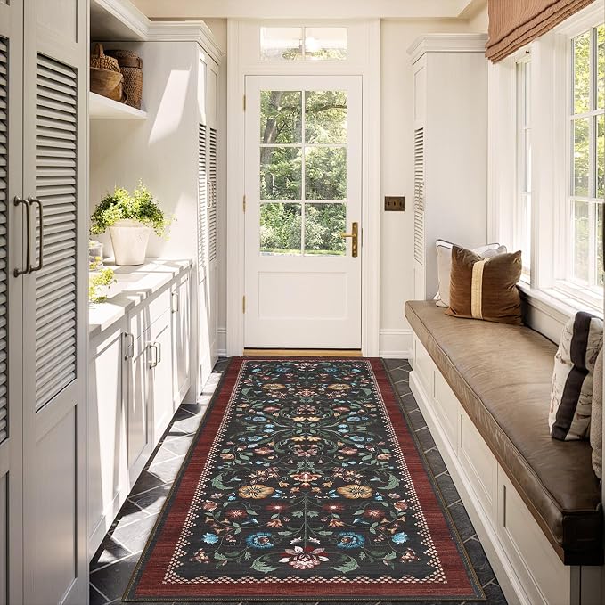 GarveeHome Floral Rug 2.5x10 Runners - Image 8