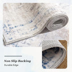 4 x 6 Area Rugs for Living Room, Machine Washable Non Slip Rug Ultra Soft Low - Image 4