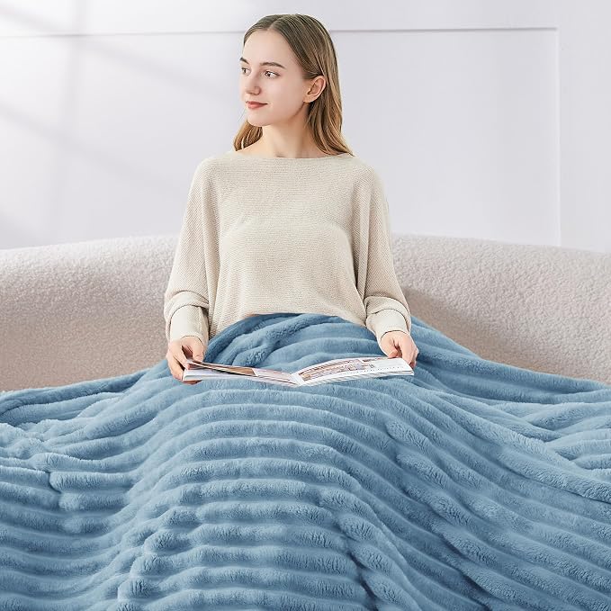 BEDELITE King Size Blanket for Bed, 300GSM Soft & Warm Fleece Blanket, - Image 3