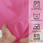 OWENIE Hot Pink Sheer Curtains for Bedroom Living Room 96 Inches Long 2 Panels - Image 5