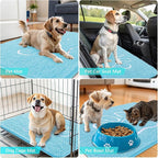 OLANLY Dog Door Mat for Muddy Paws 24x16, Paw Print Design, Absorbs Moisture - Image 7