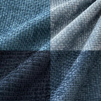 MIULEE Pack of 4 Couch Throw Pillow Covers 24x24 Inch Neutral Blue Soft - Image 2
