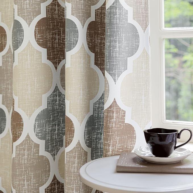 Beauoop 100% Blackout Curtains 84 Inches Long 2 Panels - Image 6