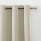 LEMOMO Light Beige Thermal Blackout Curtains/38 x 84 Inch/Set of 2 Panels Room - Image 7