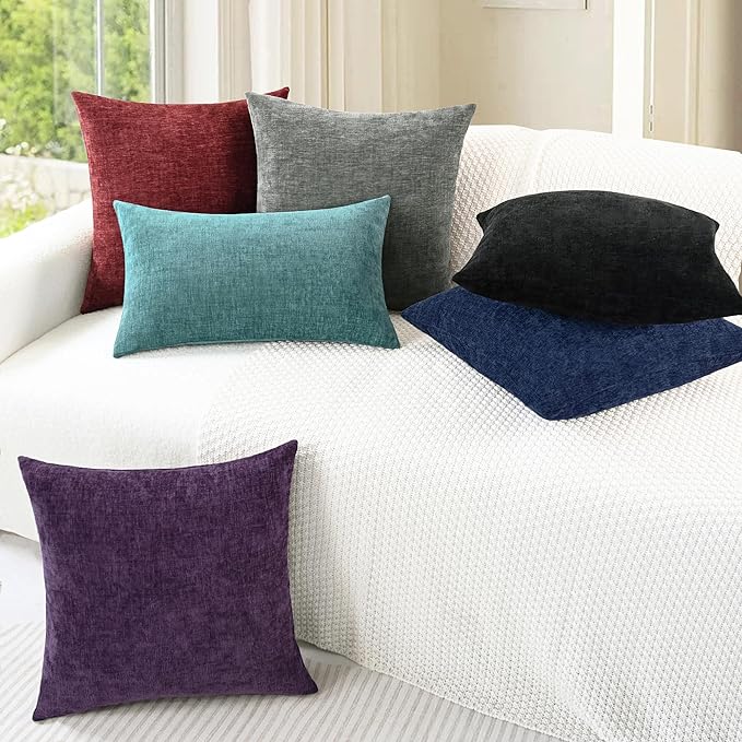 CaliTime Christmas Throw Pillow Covers Decorative 22 X 22 Inches Pack of 2 Cozy - Image 4