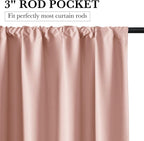 RYB HOME 100% Blackout Short Curtains - Image 3