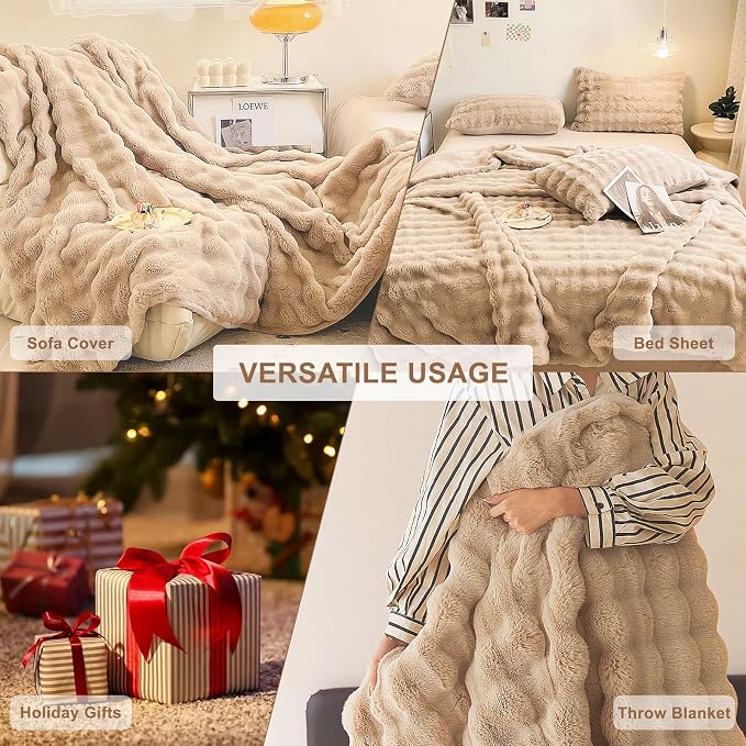 HANDONTIME Plush Sofa Slipcovers Washable Couch Cover - Image 5