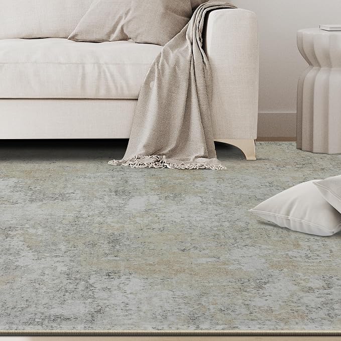 8x10 Area Rugs for Living Room Rug Washable: Abstract Large Rug for Dining Room - Image 9