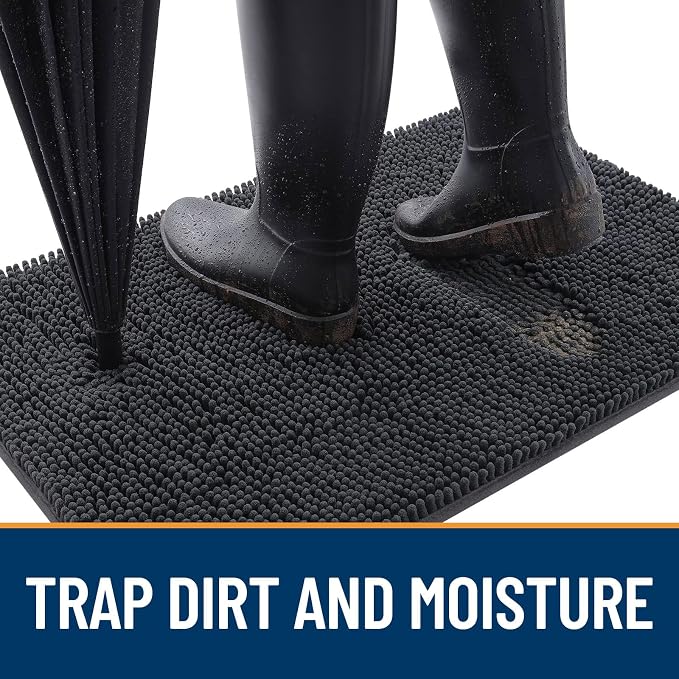 OLANLY Dog Door Mat for Muddy Paws 70x24, Absorbs Moisture and Dirt, Absorbent - Image 2