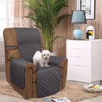 U-NICE HOME Recliner Chair Covers Reversible Quilted Water Repellent Pet - Image 2