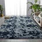 Deerhoo Large Shag Area Rugs 8 x 10, Tie-Dyed Plush Fuzzy Rugs - Image 3