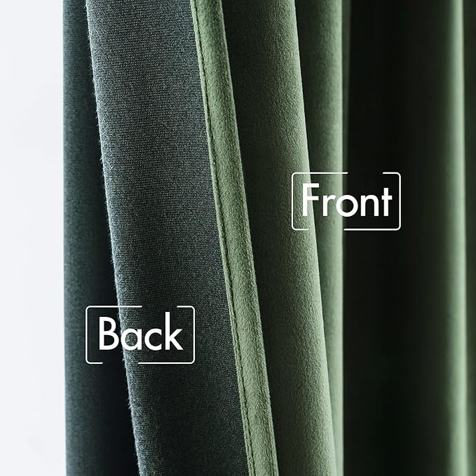 MIULEE Velvet Curtains 132 inches - Image 6