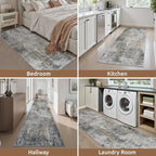 AMOAMI 2 x 8 Hallway Runner Rug Non Slip Super Soft Long Runner Rugs Machine - Image 7