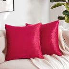 GIGIZAZA Decor Throw Couch Pillow Covers, Velvet Pillow Cases 24 x 24inch - Image 6