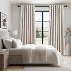 Topfinel Blackout Curtains 102 Inch Long 2 Panels, Linen Textured Room - Image 7